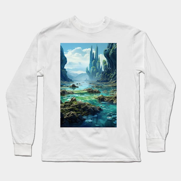 Alien world Long Sleeve T-Shirt by TheMadSwede